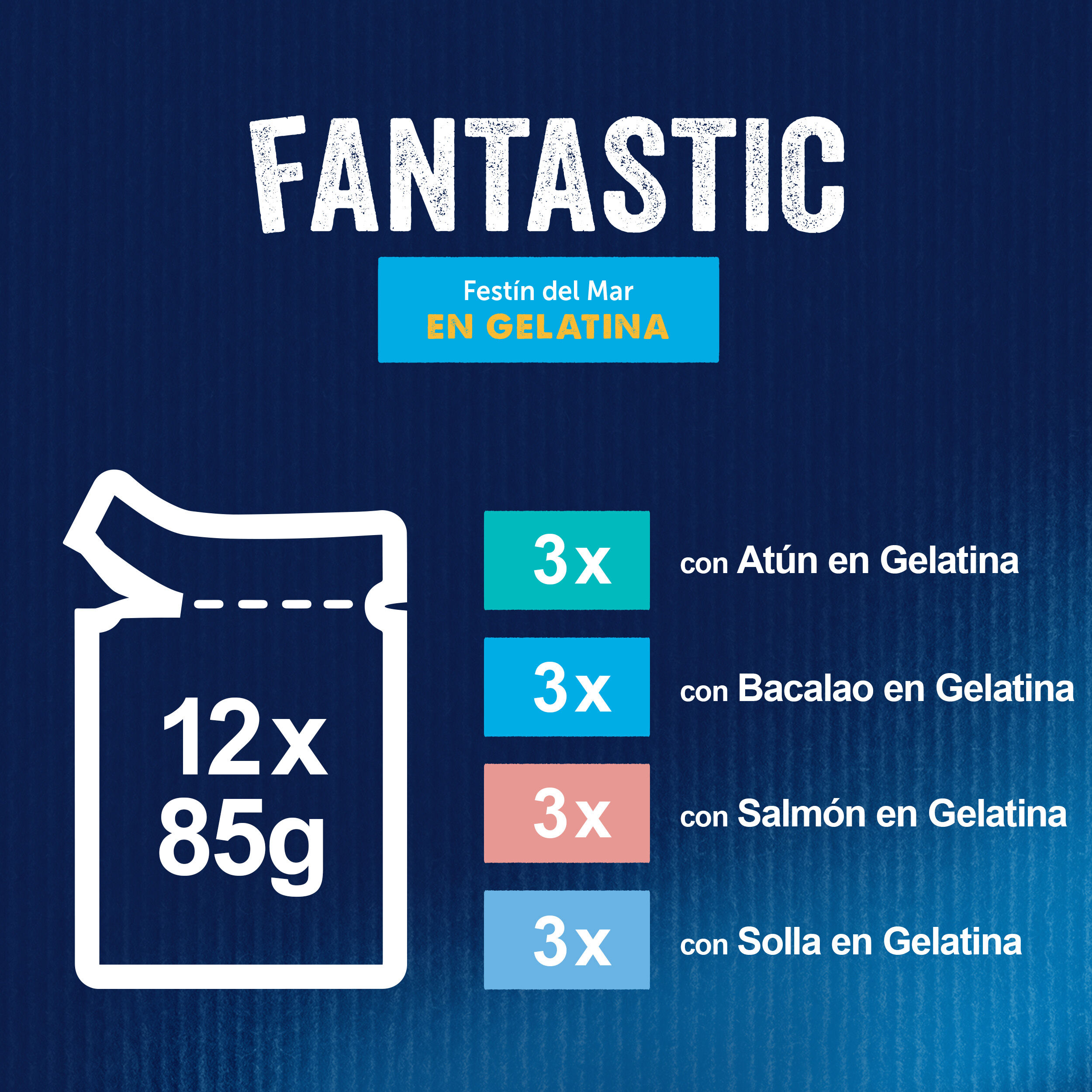 80 sobres x 85 g Felix Fantastic Fest&iacute;n del Mar sobres en gelatina para gatos, , large indicador imagen numero 5